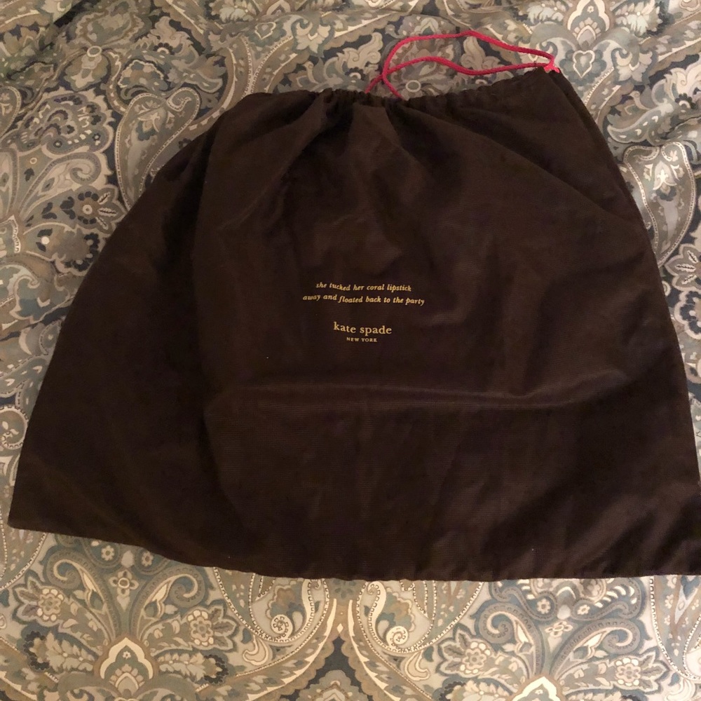 Kate Spade leather, quilted red purse - Picture 8 of 8